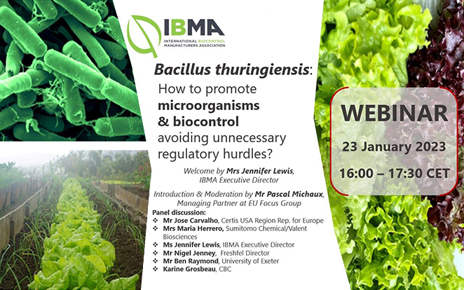 Bacillus thuringiensis : How to promote microorganisms & biocontrol avoiding unnecessary regulatory hurdles?